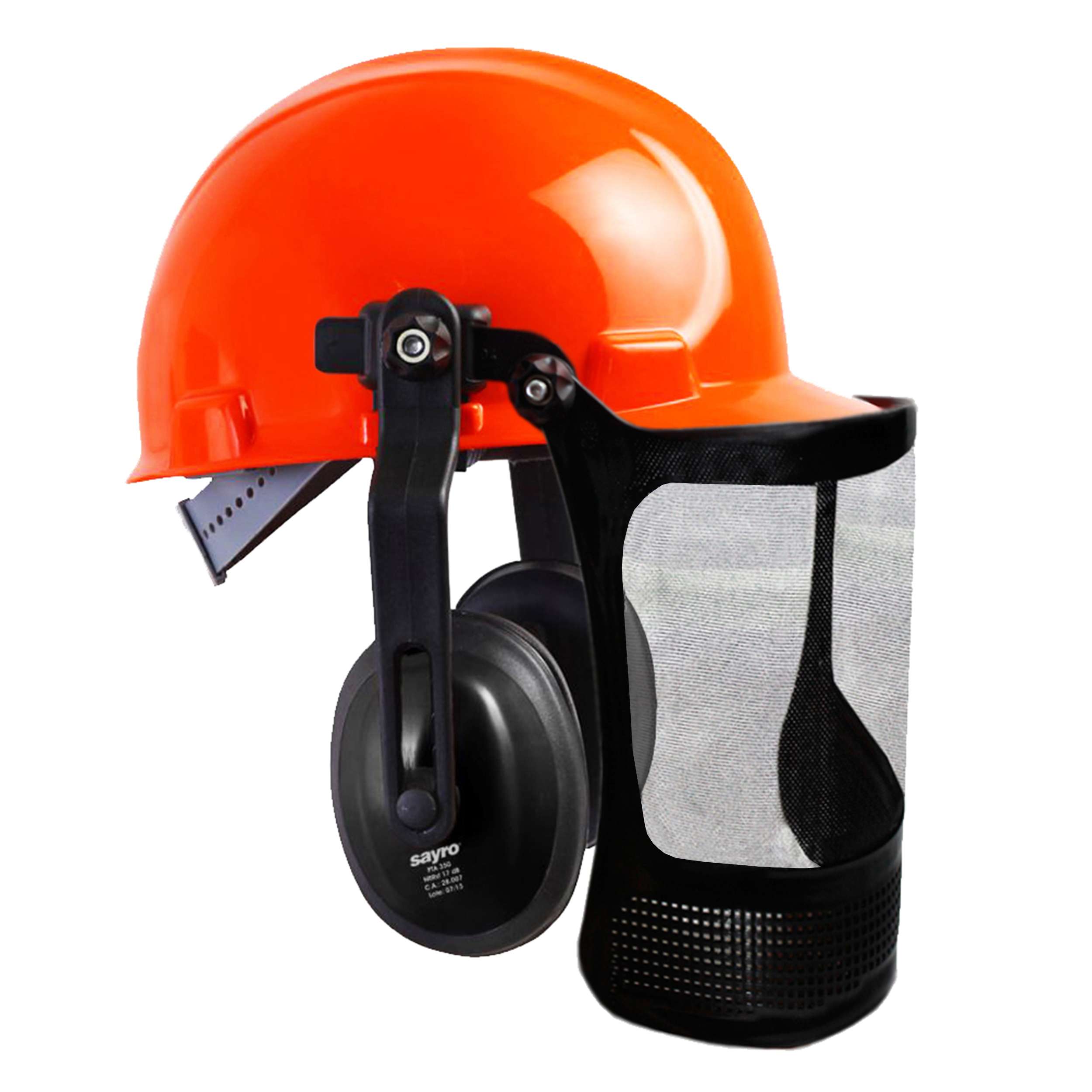 Capacete com tela facial